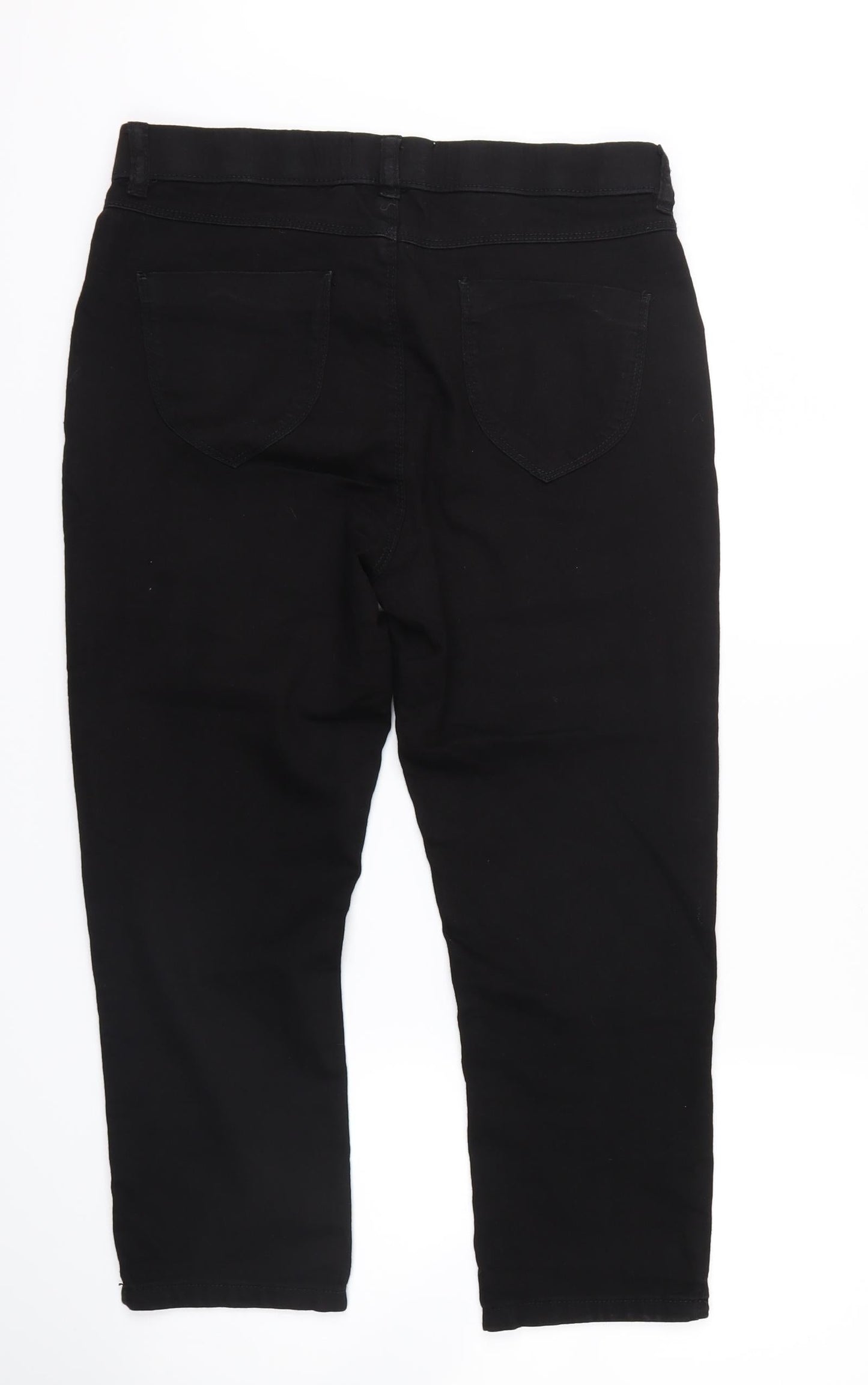 Dorothy Perkins Womens Black   Straight Jeans Size 8 L32 in