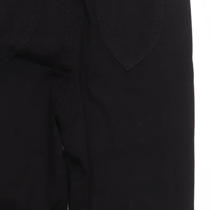 Dorothy Perkins Womens Black   Straight Jeans Size 8 L32 in