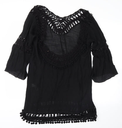 F&F Womens Black   Basic Blouse Size S