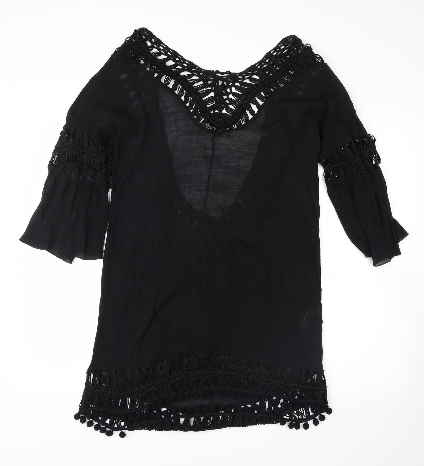 F&F Womens Black   Basic Blouse Size S