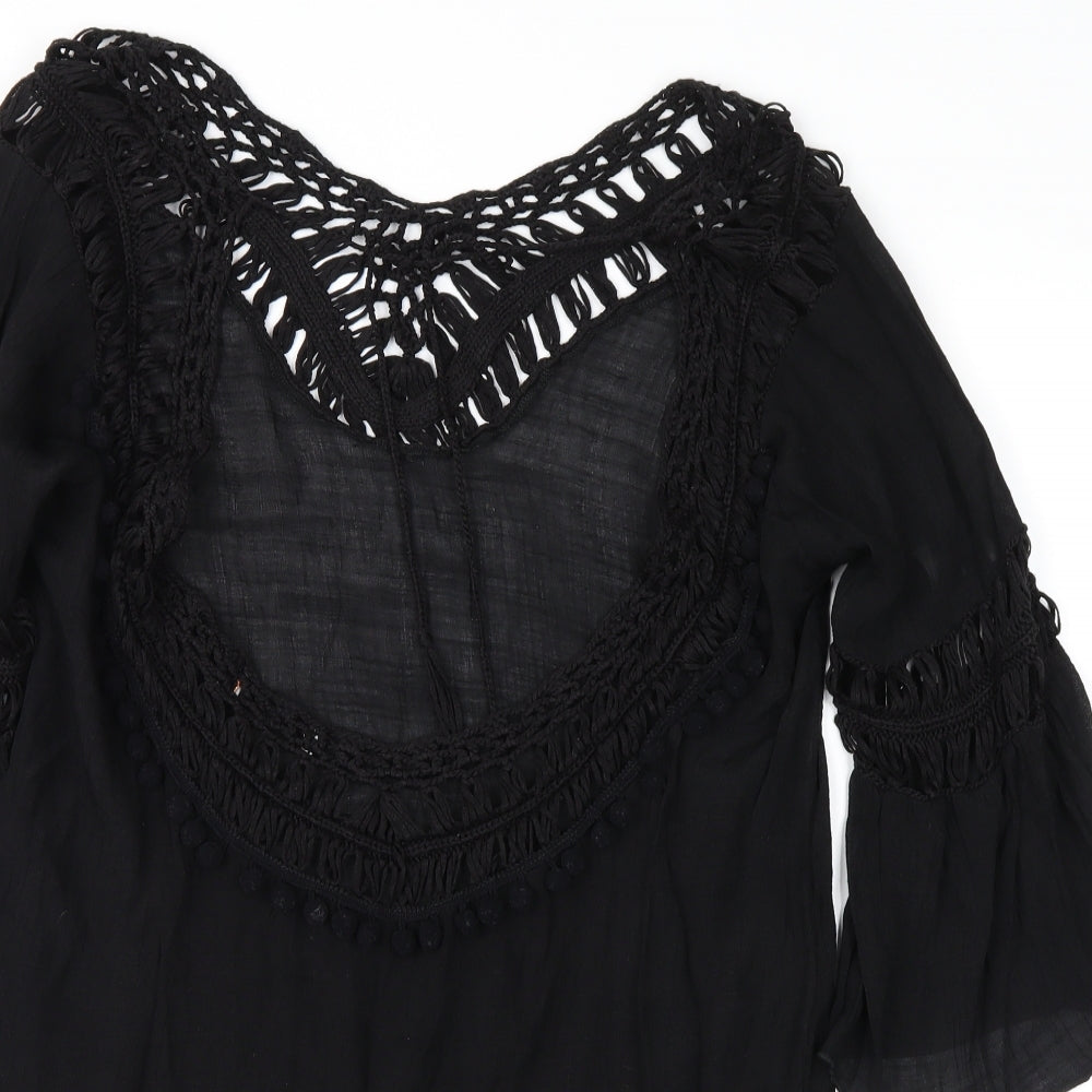 F&F Womens Black   Basic Blouse Size S