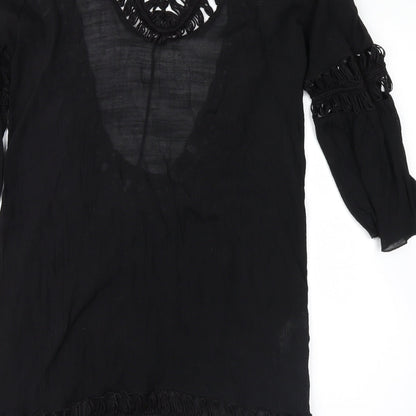 F&F Womens Black   Basic Blouse Size S