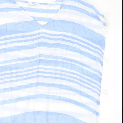 Womens UK Size S George Blue Basic Blouse