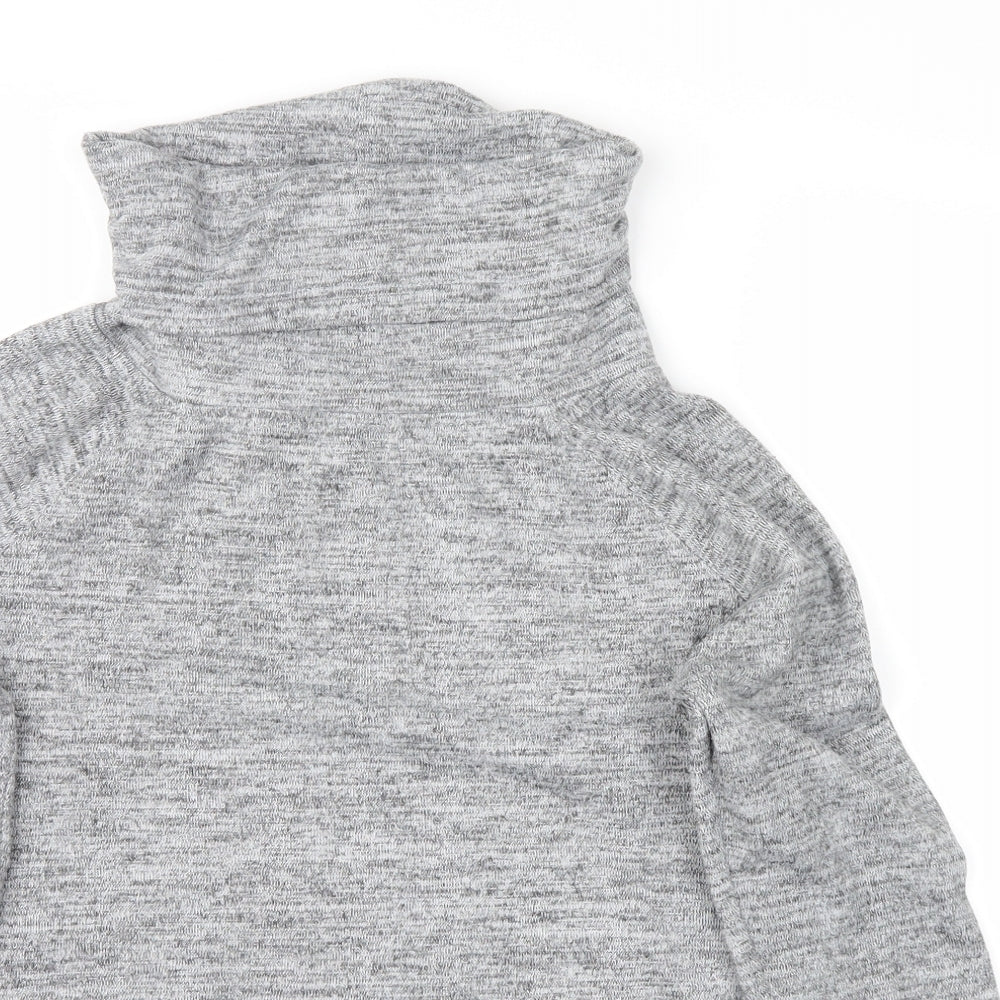 Close-up detail of Forever 21 women’s grey jumper, size M