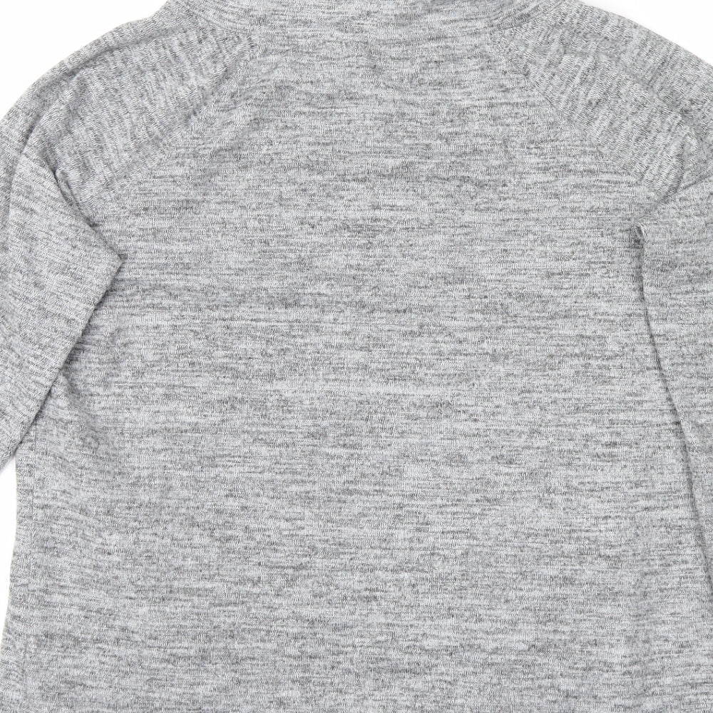 Brand and care label for Forever 21 women’s grey jumper, size M