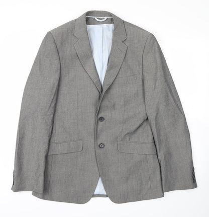 burton london Mens Grey   Jacket Blazer Size S