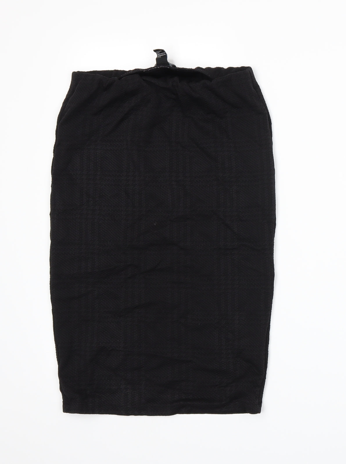 FOREVER 21 Womens Black Houndstooth  Straight & Pencil Skirt Size M