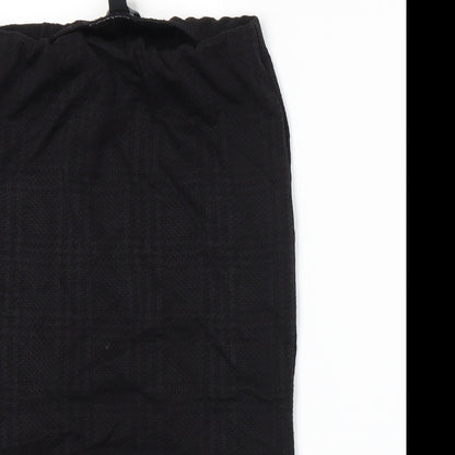 FOREVER 21 Womens Black Houndstooth  Straight & Pencil Skirt Size M