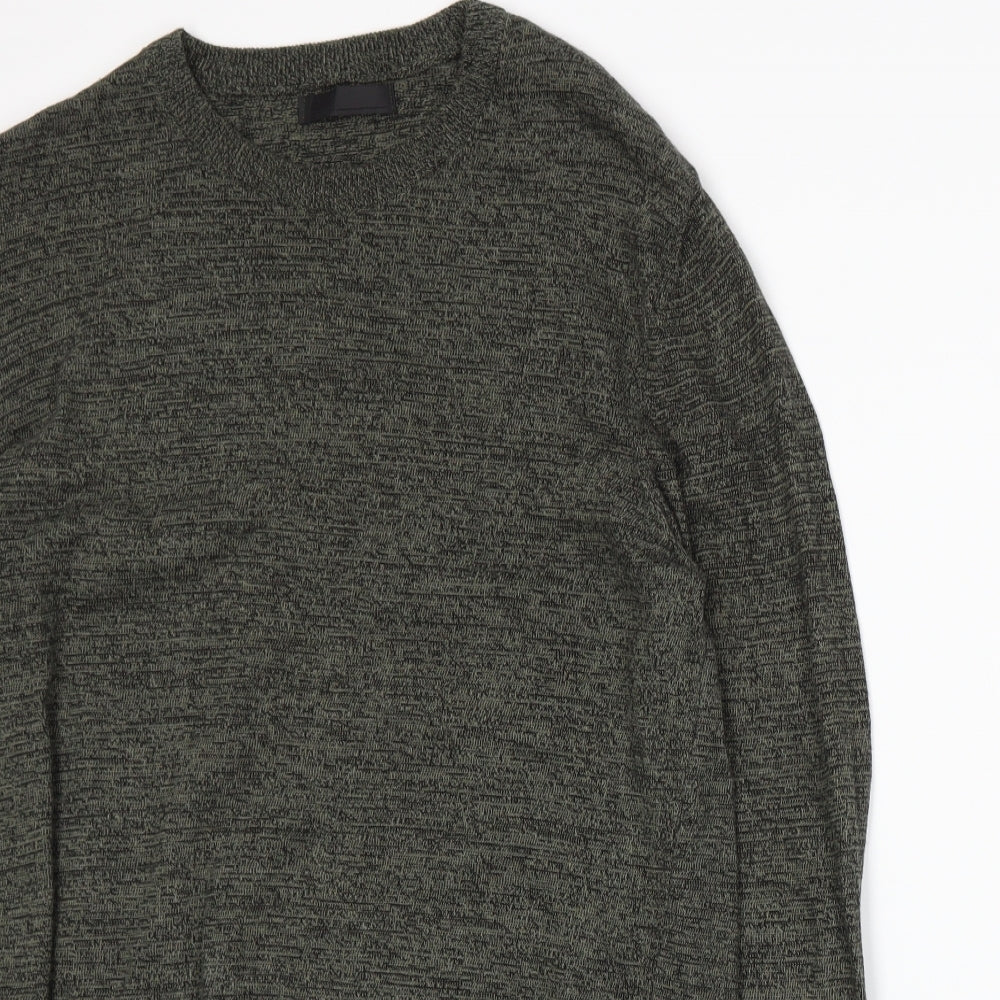 ASOS Mens Green  Knit Pullover Jumper Size M