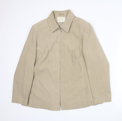 Womens UK Size 16 Ann Harvey Beige Jacket