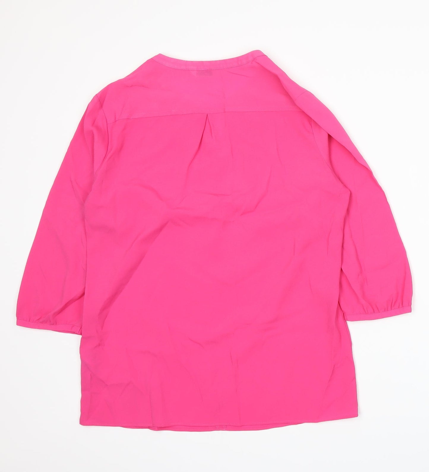 Womens UK Size 10 Marks and Spencer Pink Basic Blouse