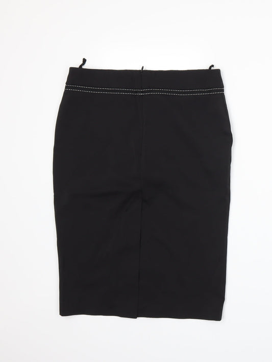 Bay Womens Black   Straight & Pencil Skirt Size 10