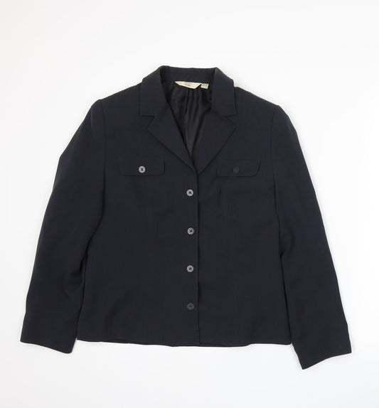 NEXT Womens Blue   Jacket Suit Jacket Size 12