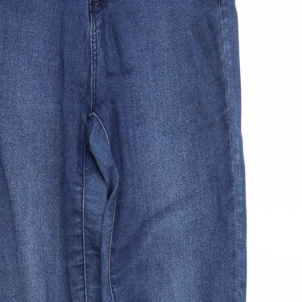 Miss Selfridge Womens Blue  Denim Skinny Jeans Size 6 L26 in