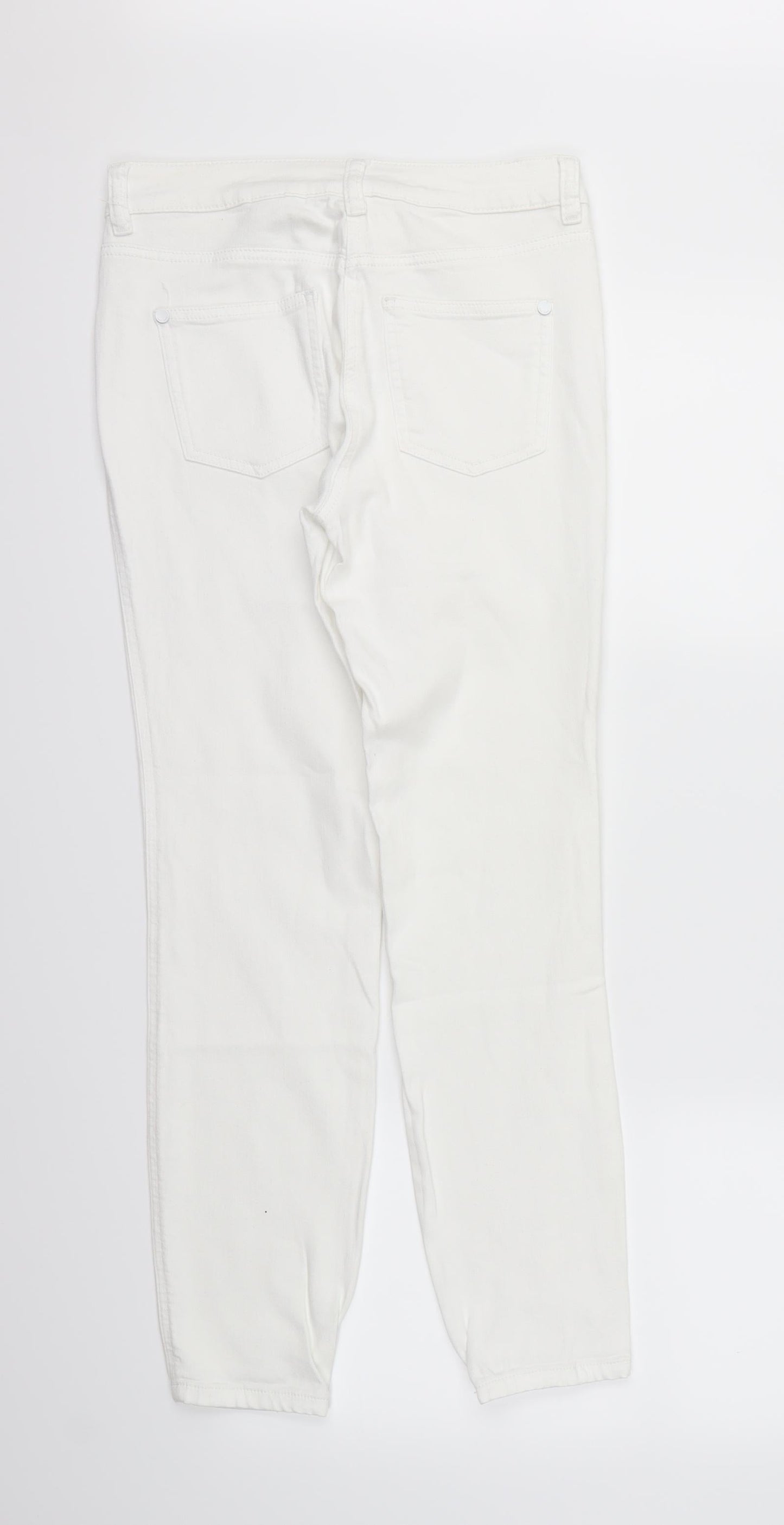 legging  Womens White   Mom Jeans Size 8 L25 in