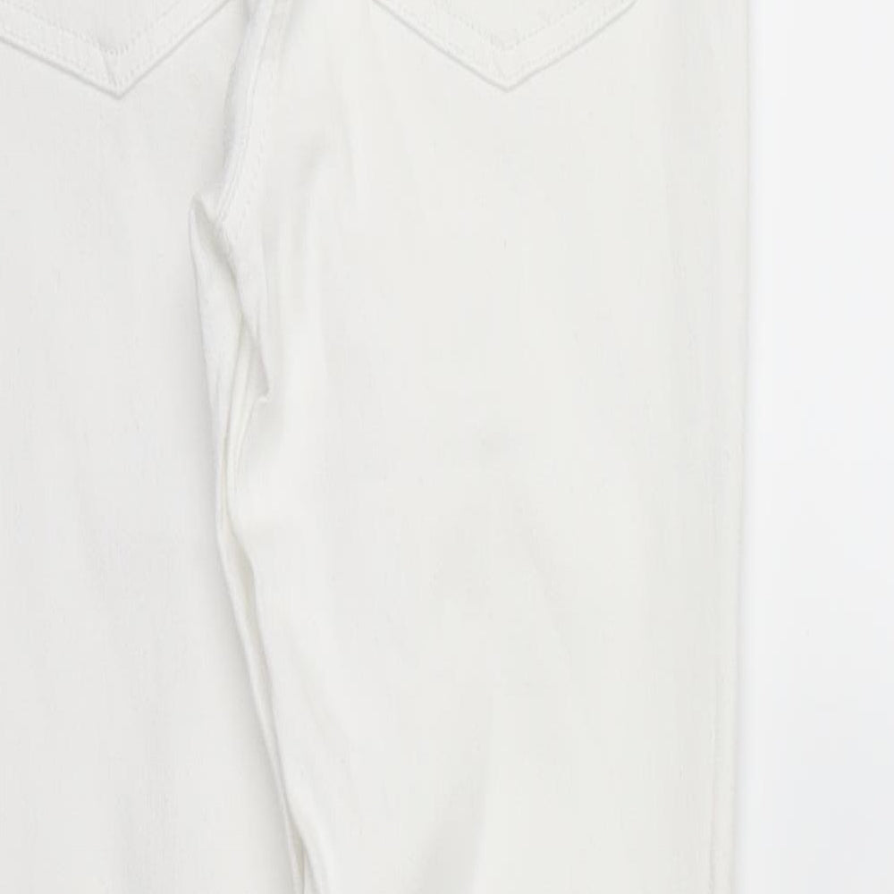 legging  Womens White   Mom Jeans Size 8 L25 in