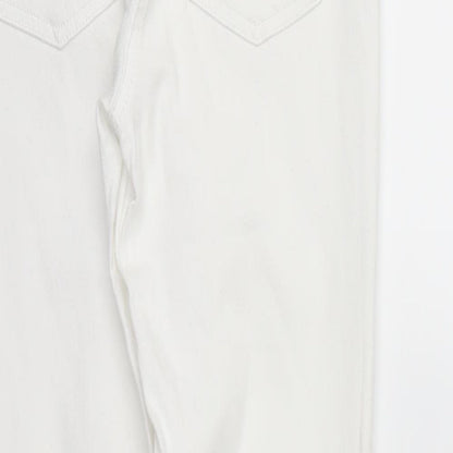 legging  Womens White   Mom Jeans Size 8 L25 in