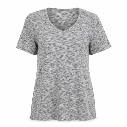 Womens UK Size 10 Papaya Grey Basic Polo