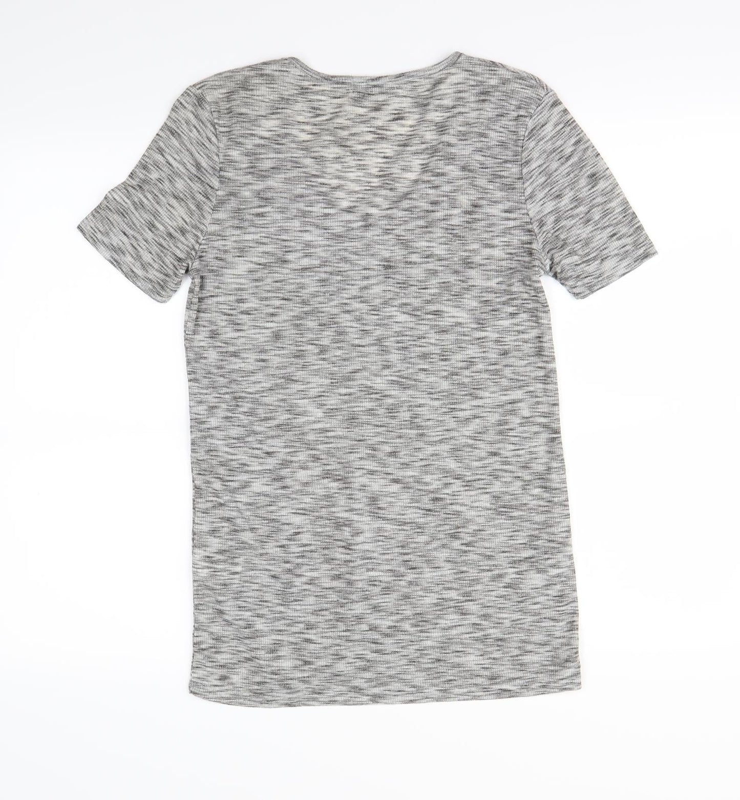 Womens UK Size 10 Papaya Grey Basic Polo