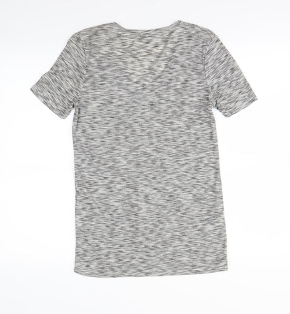 Womens UK Size 10 Papaya Grey Basic Polo