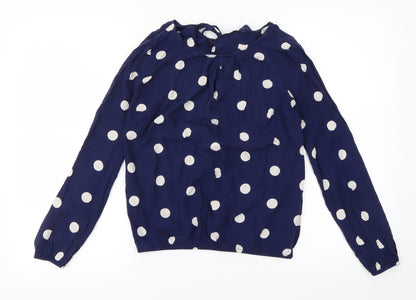 Womens UK Size 8 Billie & Blossom Blue Basic Blouse