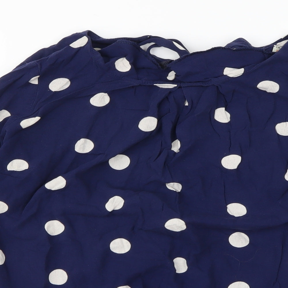 Womens UK Size 8 Billie & Blossom Blue Basic Blouse