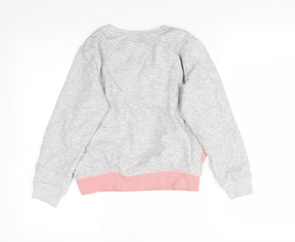 H&M Girls Pink   Pullover Jumper Size 9-10 Years