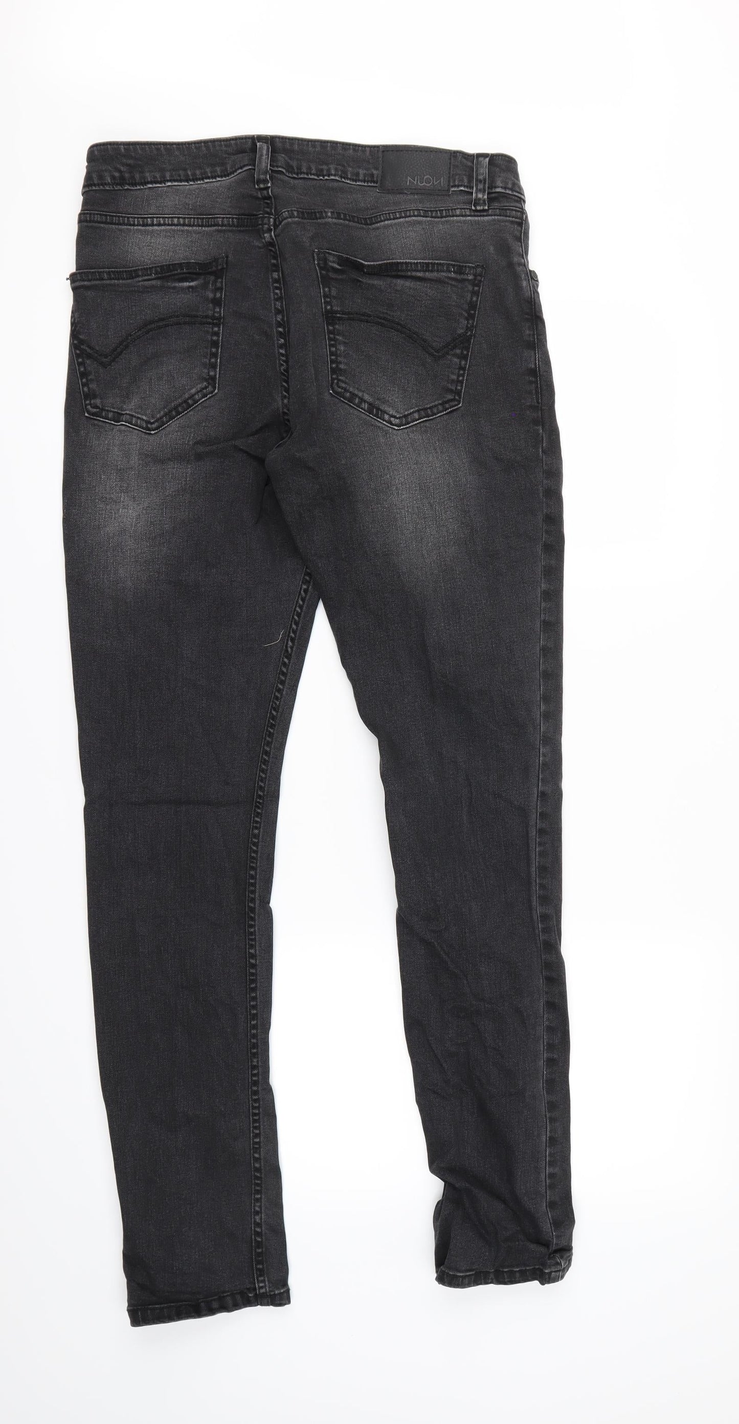 ROCKER Womens Black   Skinny Jeans Size M L30 in