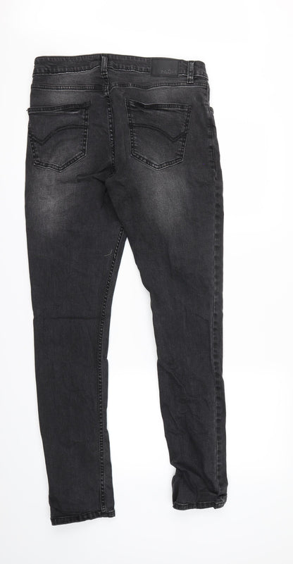 ROCKER Womens Black   Skinny Jeans Size M L30 in