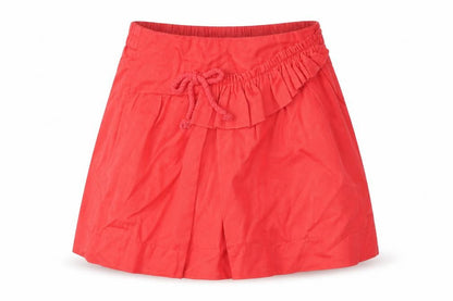 Front view of MAX girls’ red maxi skirt, size 5-6, years