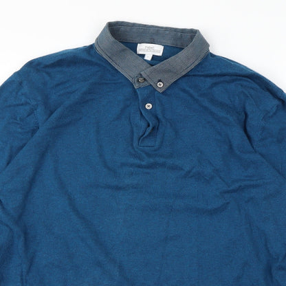 Mens UK Size L Next Blue Pullover Sweatshirt