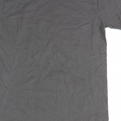 Mens UK Size S Gildan Grey  T-Shirt