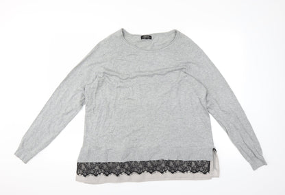 Matalan Womens Grey   Pullover Jumper Size 18