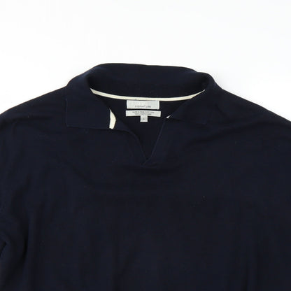 Dunnes Stores Mens Blue   Pullover Jumper Size L