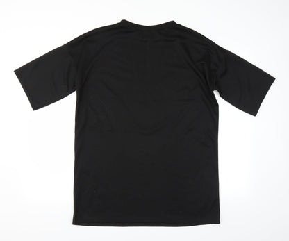 Miss Pap Womens Black   T-Shirt Dress  Size S