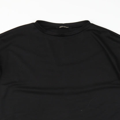Miss Pap Womens Black   T-Shirt Dress  Size S