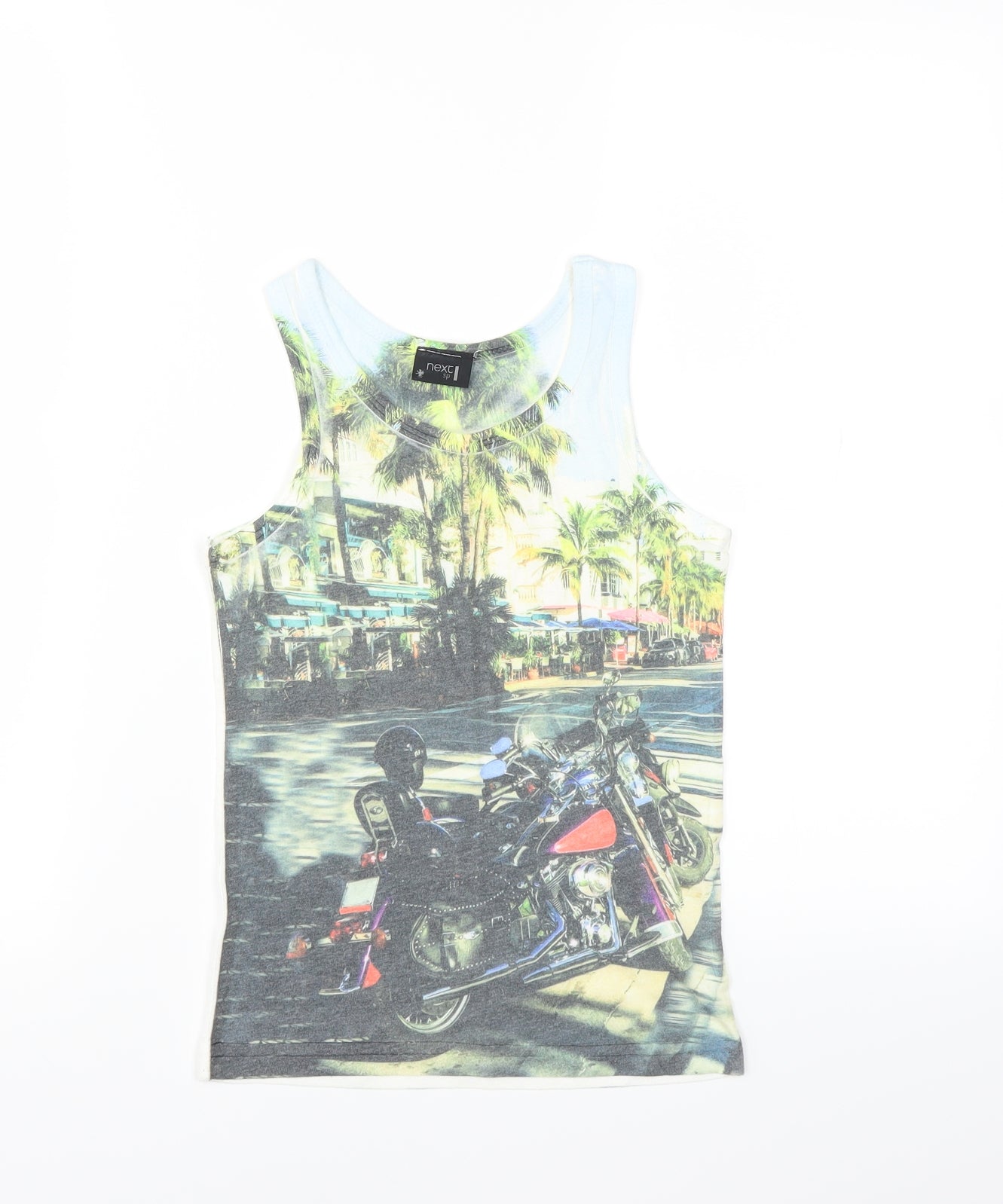 NEXT Boys White   Basic Tank Size 3-4 Years
