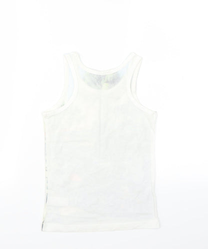 NEXT Boys White   Basic Tank Size 3-4 Years