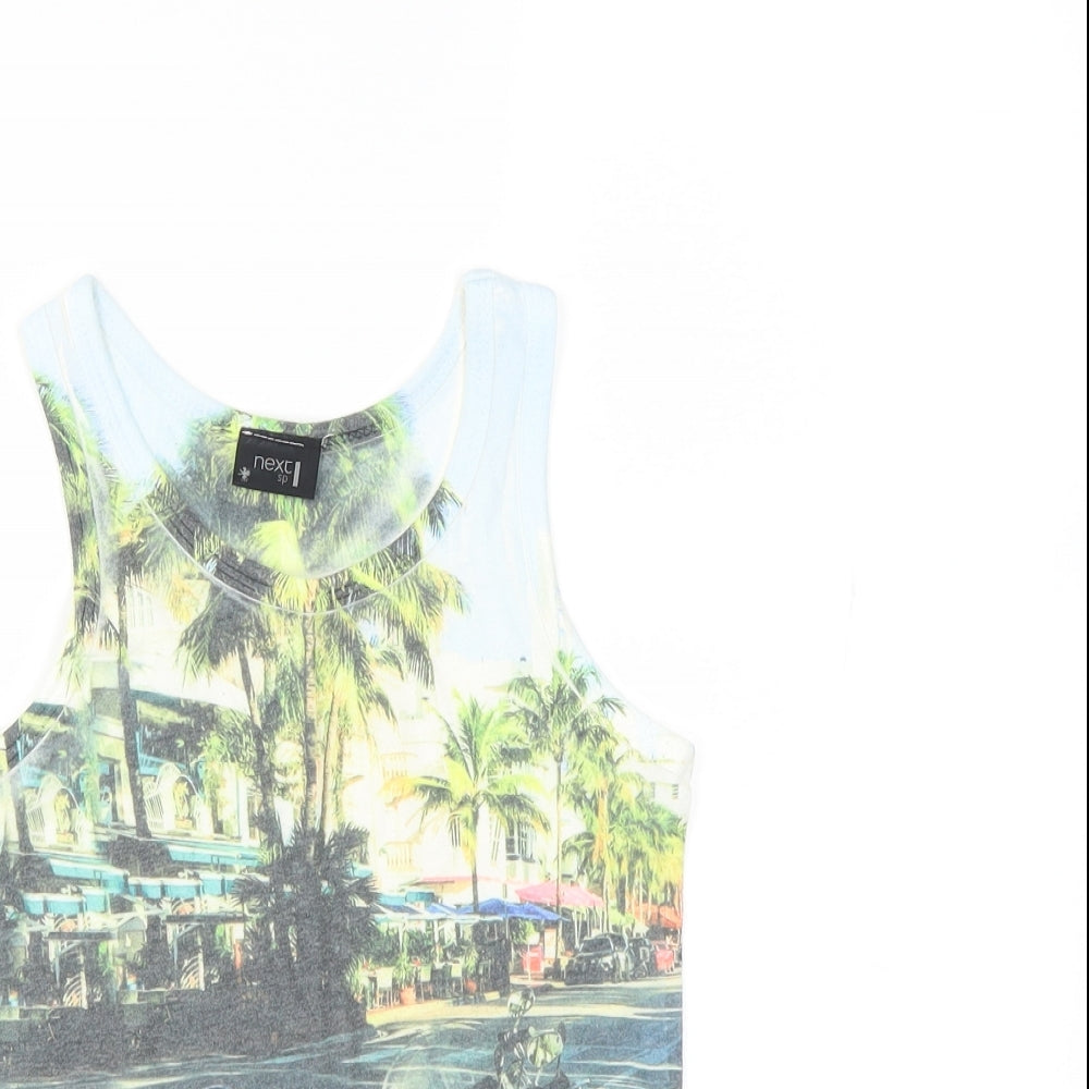 NEXT Boys White   Basic Tank Size 3-4 Years