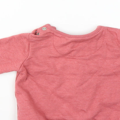 F&F Girls Pink   Pullover Jumper Size 3-6 Months  - Believe in yourself