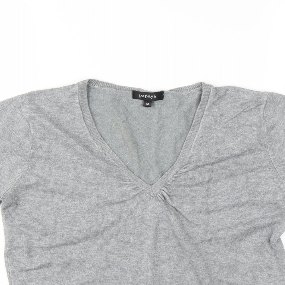 Matalan Womens Grey   Pullover Jumper Size 12