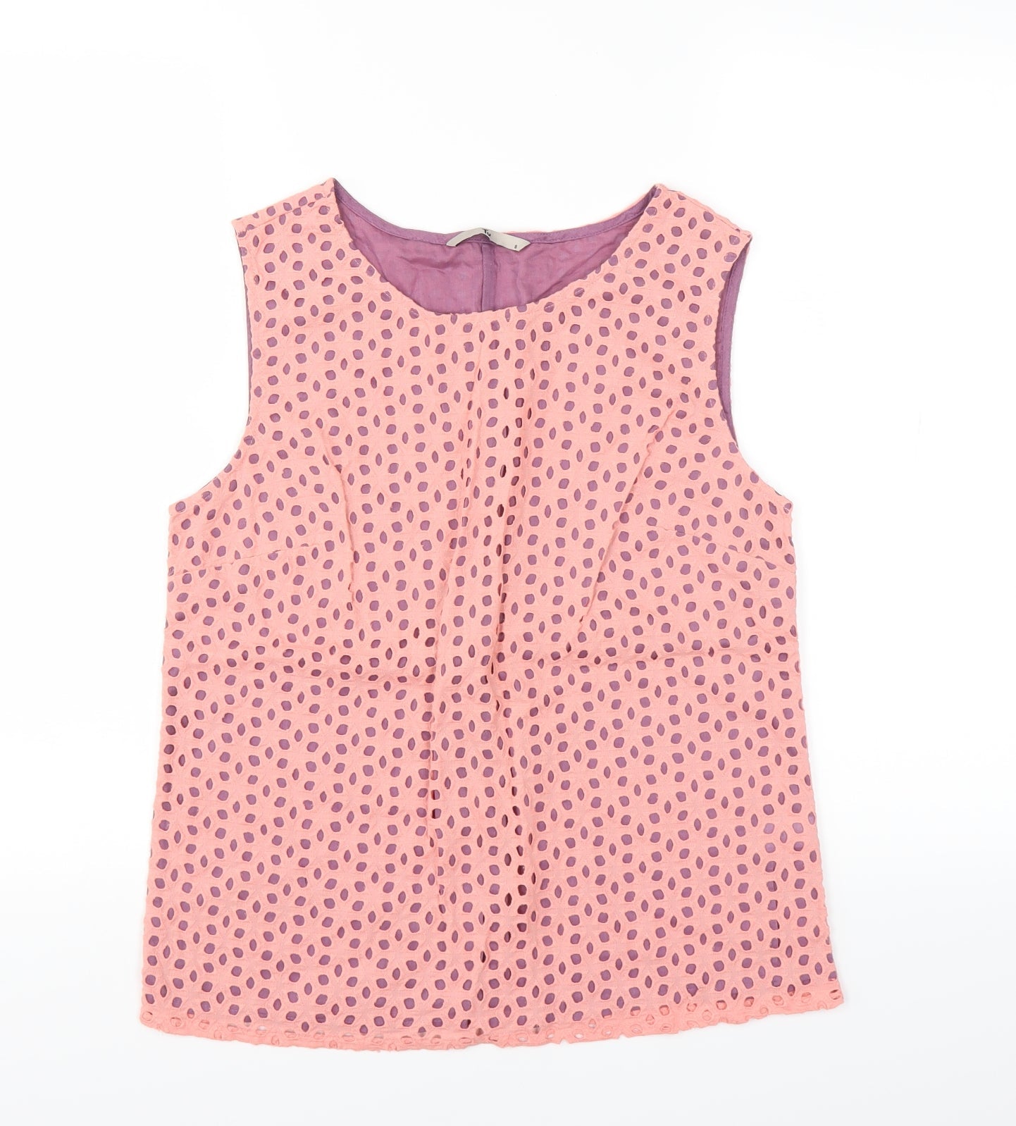 Womens UK Size 8 Sainsburys Pink Basic Blouse