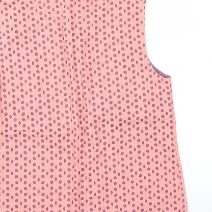 Womens UK Size 8 Sainsburys Pink Basic Blouse