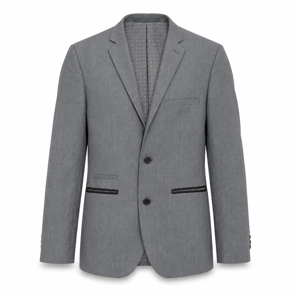 Mens UK Size 38 Burton Regular Grey Suit Jacket