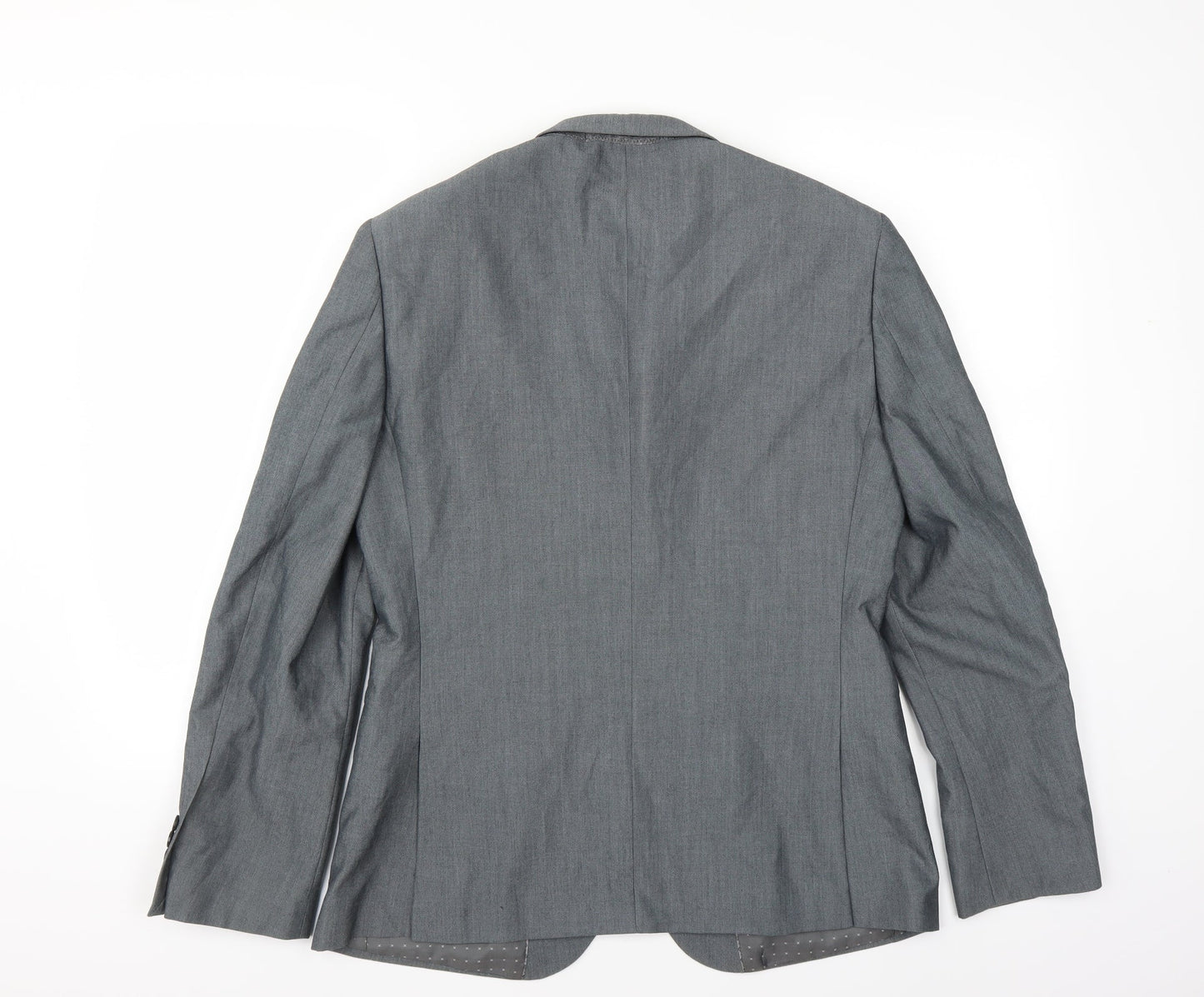 Mens UK Size 38 Burton Regular Grey Suit Jacket