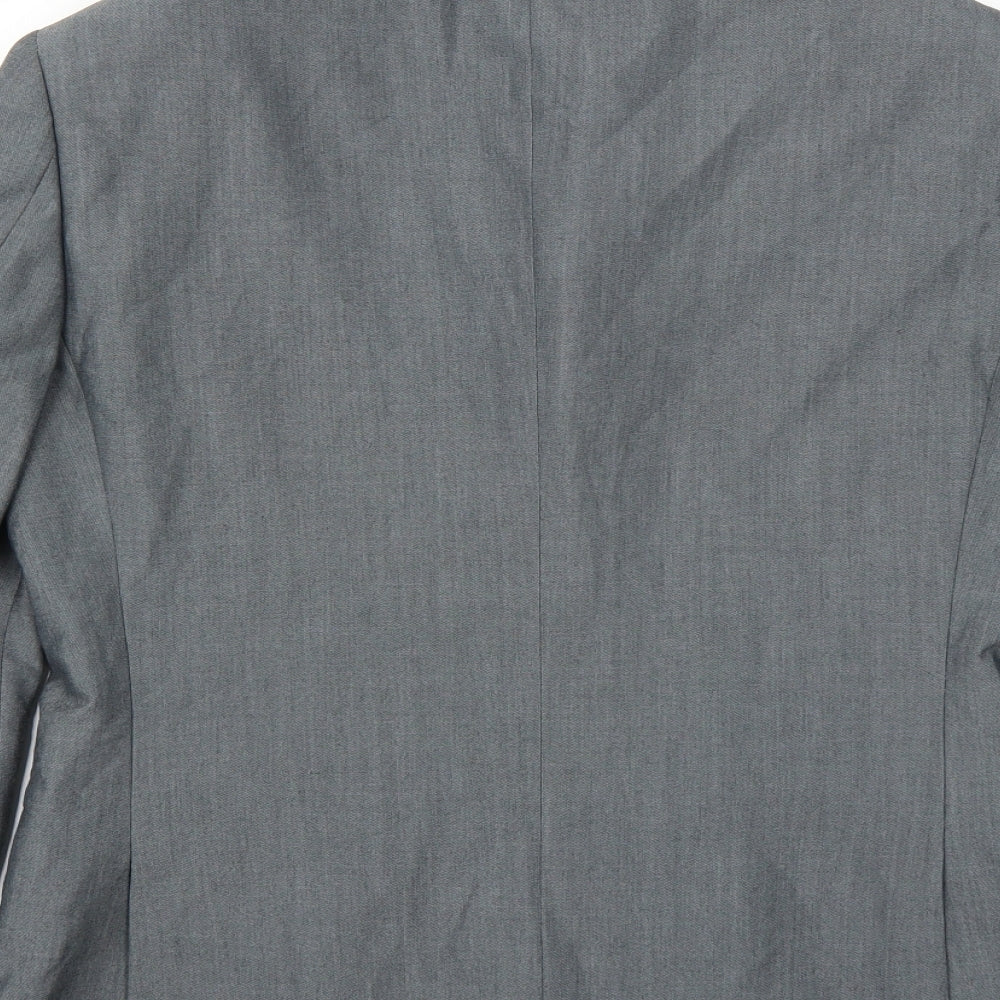 Mens UK Size 38 Burton Regular Grey Suit Jacket