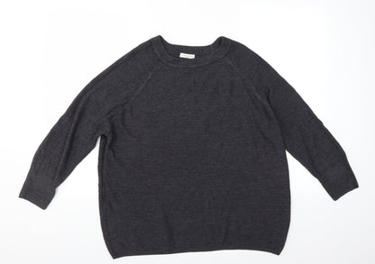 Front view of Jaqueline deYong women’s grey jumper, size XS