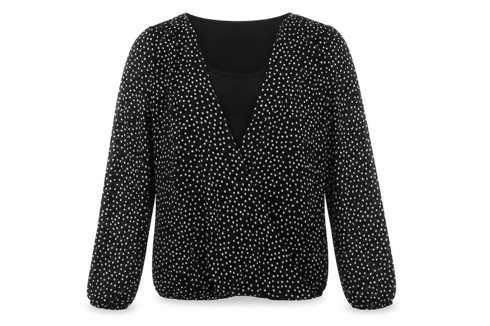 Womens UK Size 8 George Black Basic Blouse