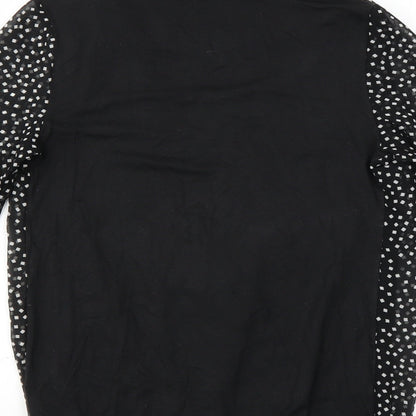 Womens UK Size 8 George Black Basic Blouse