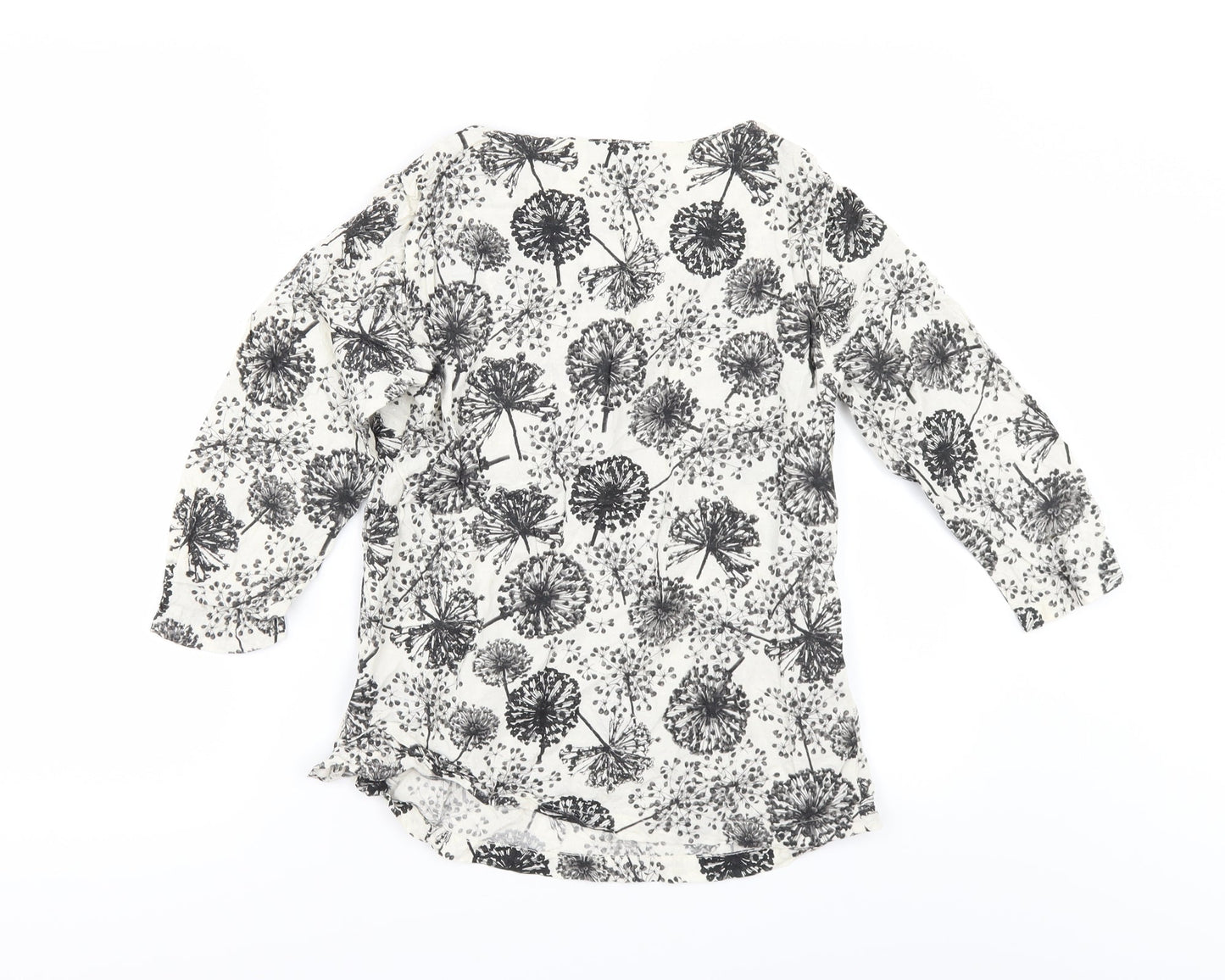 Womens UK Size 8 Marks and Spencer Ivory Tunic Blouse